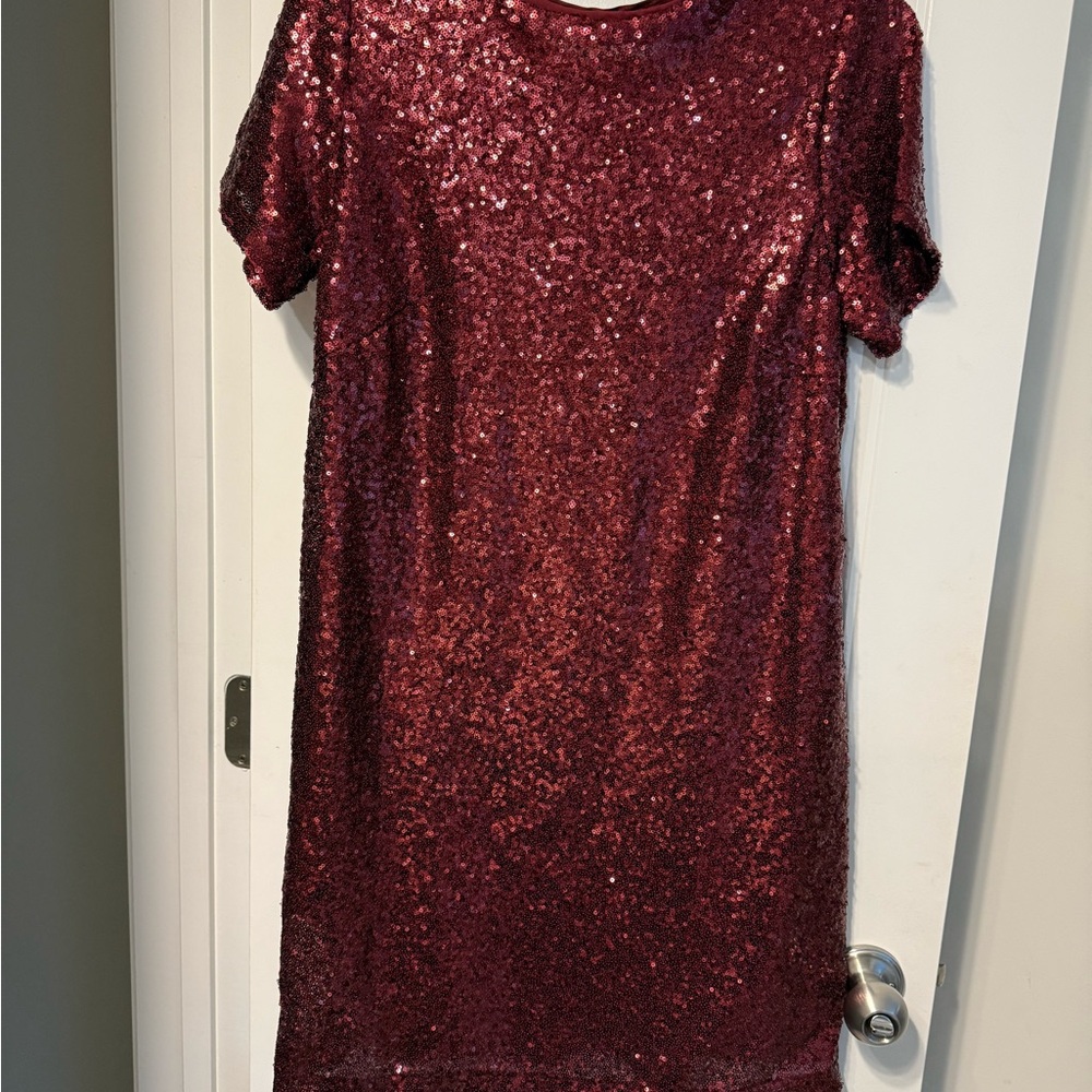 ❤️ Valentines Day ❤️ ✨Sparkling✨ Burgundy Sequin Dress - NWT